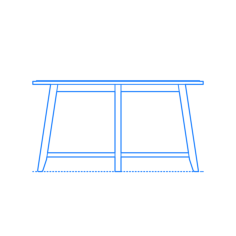 Furniture Coffee Tables Ikea Kragsta Coffee Table Laser Cut Svg File, Free Vectors File